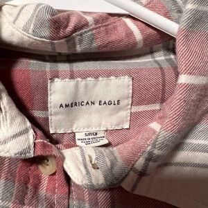 American eagle crop top flannel